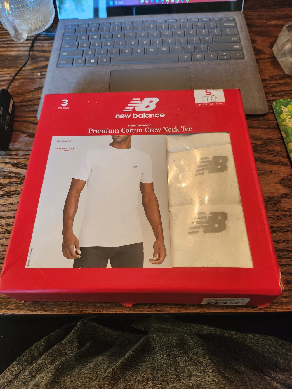 New Balance White Men's Premium Cotton Crew Neck Tee - 3 Pack